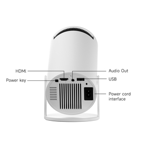 Hy300 Pro Mini 4K akıllı projektör taşınabilir LED/LCD çift WIFI ve Android 11 WIFI6 abd Plug akıllı ev sineması Video için - Product Image 2