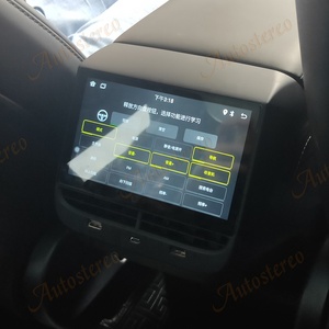 Zona posteriore aria condizionata per Tesla Model 3 Model Y AC Panel Virtual Back Row Seat CockPit LCD Car tachimetro schermo Android - Product Image 4