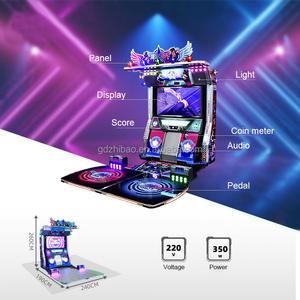פארק שעשועים מסחרי מקורה אטרקטיבי juego דה ארקייד התקנים קניון התקנים ריקוד מהפכה ריקודים ארקייד מכונת משחק ארקייד משחק