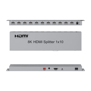 1 <strong>to</strong> 10 Video Splitter 8K@60Hz <strong>HDMI</strong> 1080p Resolution 1 <strong>Input</strong> 10 <strong>Output</strong> Video Splitters &amp; <strong>Converters</strong> - Product Image 1