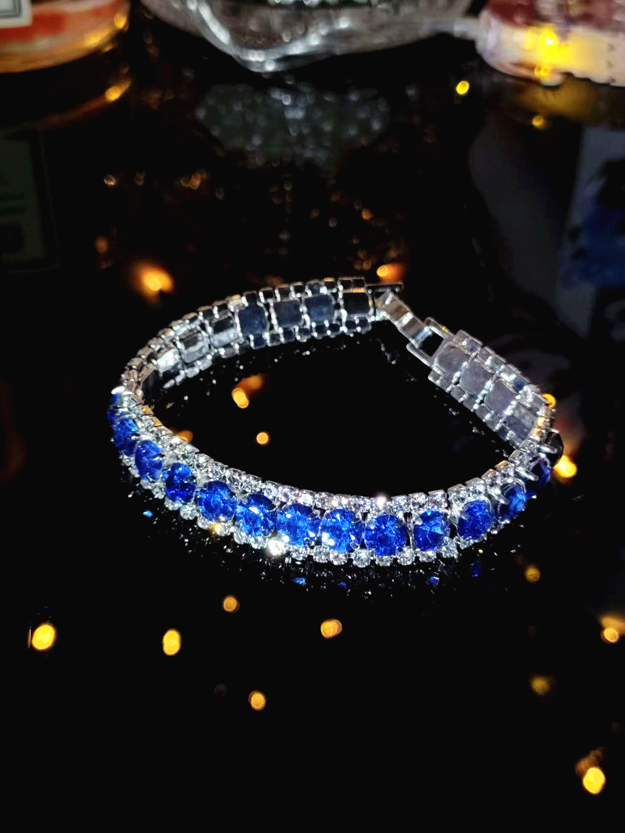 Shallow blue diamond