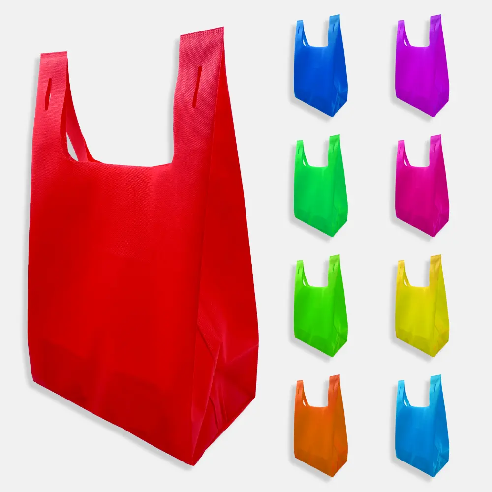 Термогерметизирующая Нетканая сумка для покупок, для магазина, супермаркета, рекламная, Экологически чистая, Нетканая сумка для покупок