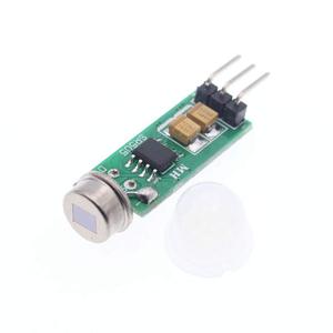 Mini MÓDULO DE Detector PIR infrarrojo AIsmartlink para interruptor de Sensor de cuerpo Arduino con Cable Dupont Sensor de movimiento humano