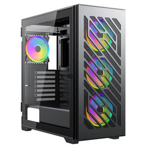 Cao cấp màu đen đầy đủ tháp PC trường hợp với từ cửa trượt S-i930V2 - Product Image 1