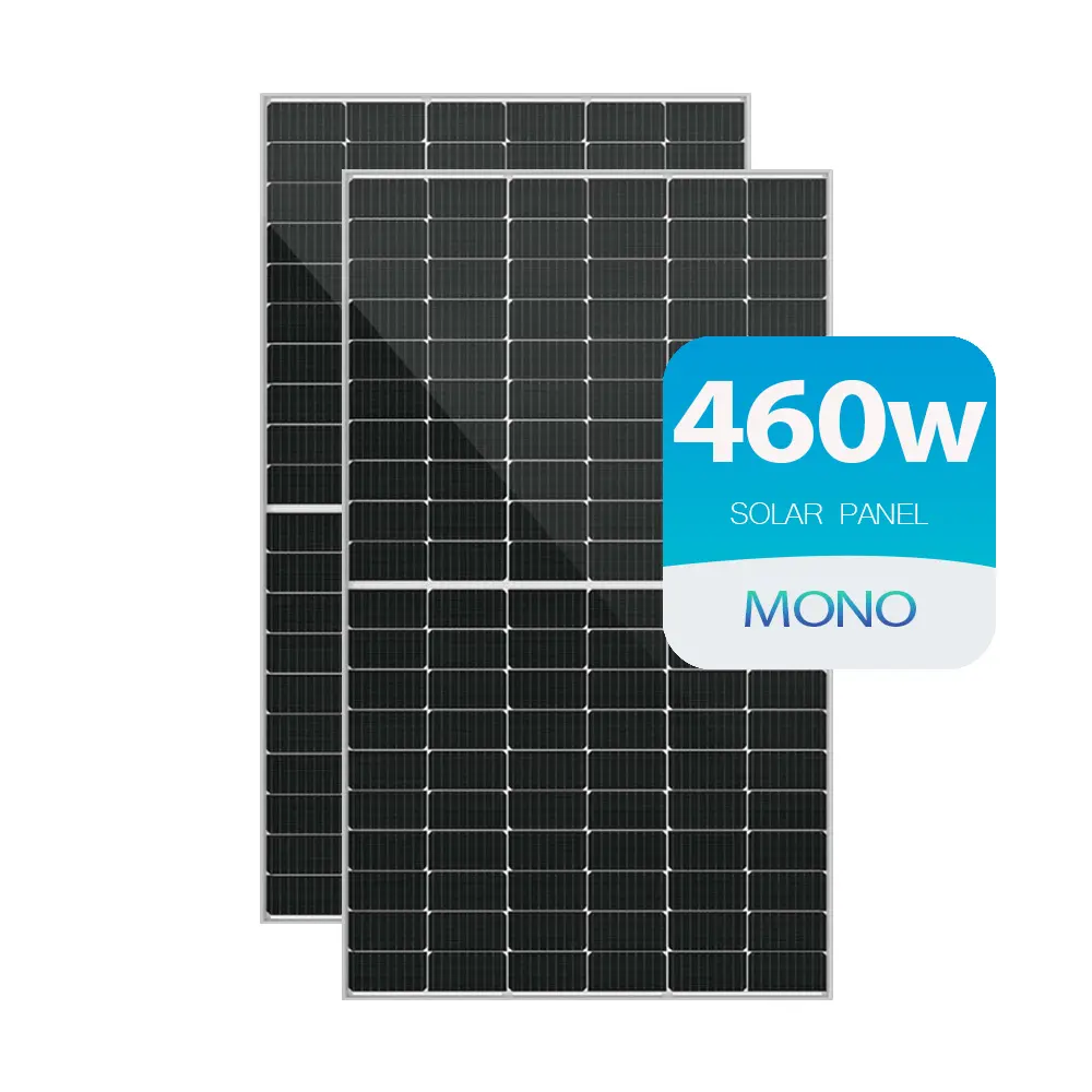 GP Giao hàng nhanh hiệu quả cao công nghiệp 460W 450W 440W Monocrystalline silicon tấm pin mặt trời