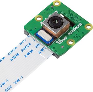 IMX519 Autofocus 16MP Pi modulo fotocamera per Raspberry Pi 5/4B/3B + e Zero 2 W compatibile con obiettivi CCTV - Product Image 1