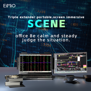 Eimio 14 "Laptop Monitor Extender 1080P IPS Funciona con 13,3-16" Type-C Plug and Play para Windows Multi Screen para Monitor de computadora portátil - Product Image 4