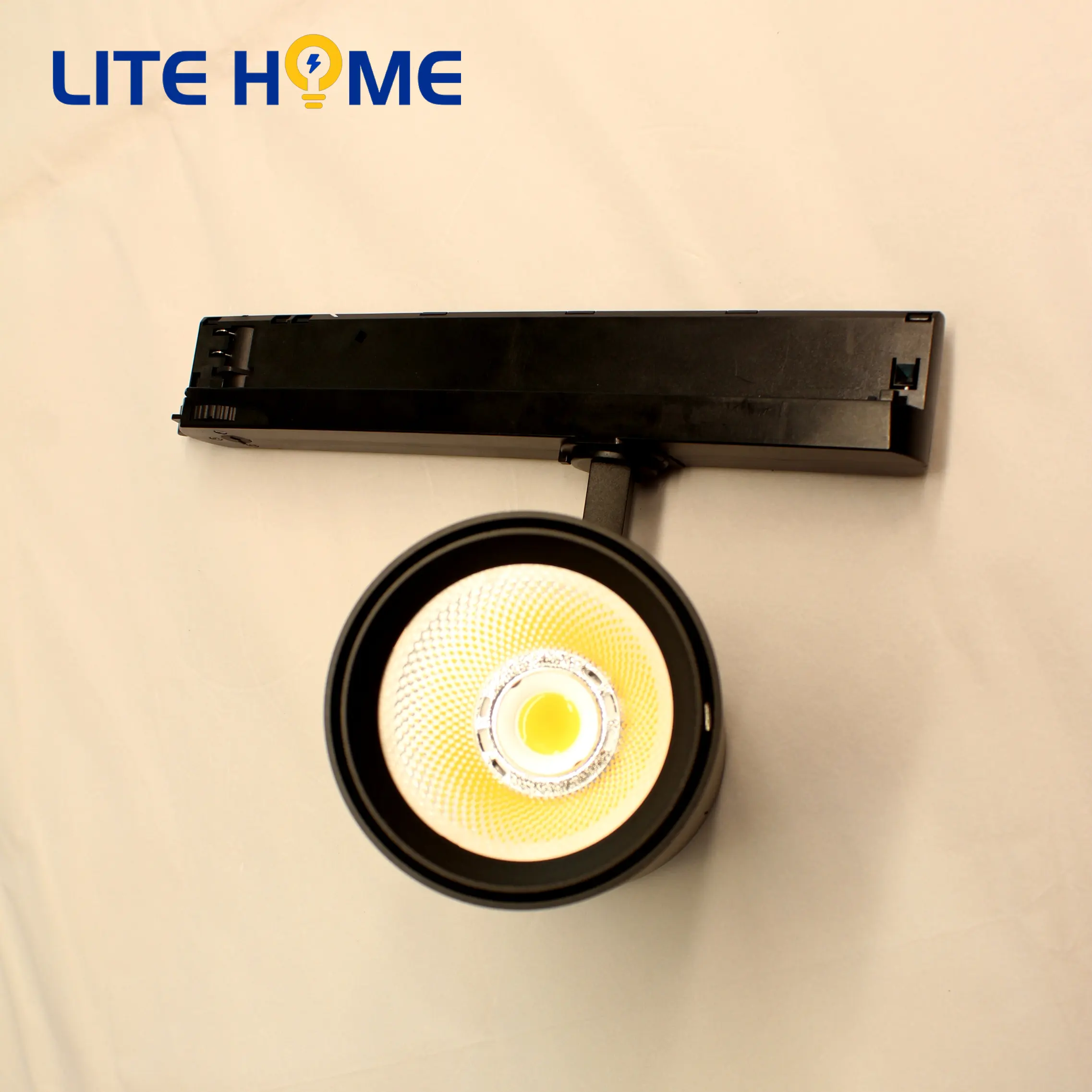 Iluminação Spot Varejo Loja Focus Lâmpada Holofotes Linear Magnetic Rail Tracking Lamp COB Led Track Light