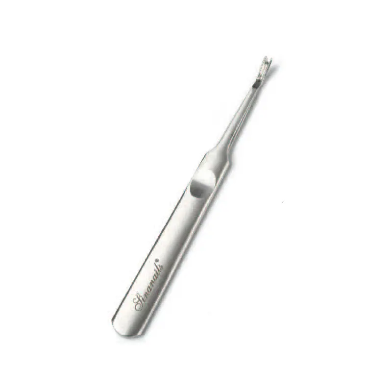 Private Label UV Gel Polish Remover Stainless Steel Metal Nail Cleaner Tool Silver Nail Cuticle Pusher