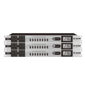 Secuenciador de potencia profesional de 10 vías para Audio Video e iluminación Función de filtrado independiente Control de secuencia de toma de video - Product Image 1
