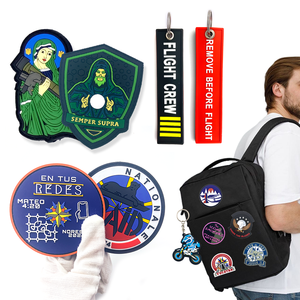 Tùy Chỉnh Velcro Cap Hat Các Bản Vá Lỗi Thiết Kế Sang Trọng Sắt Trên Jean Silicone PVC Chiến Thuật Thêu Vá Bãi Biển Cổ Điển Tùy Chỉnh Các Bản Vá Lỗi - Product Image 6