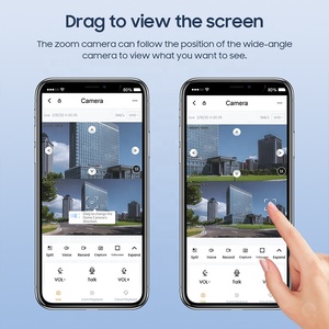 Hot Dual Lens 4MP Wifi Camera 360 Degree Auto Tracking Audio Motion Detection Alarming Indoor Camera Wifi Home Security - Product Image 5