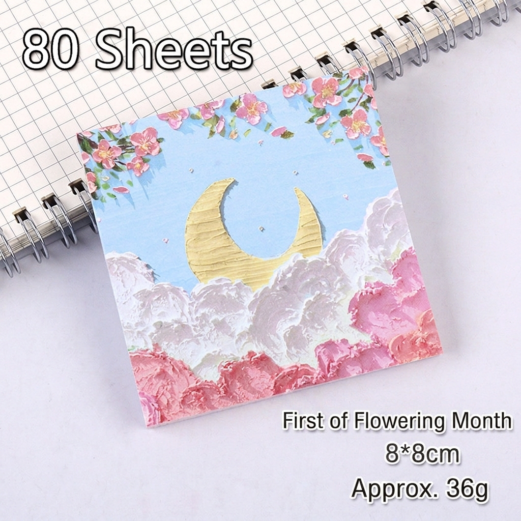 At the beginning of the blooming month-80 sheets/book pink