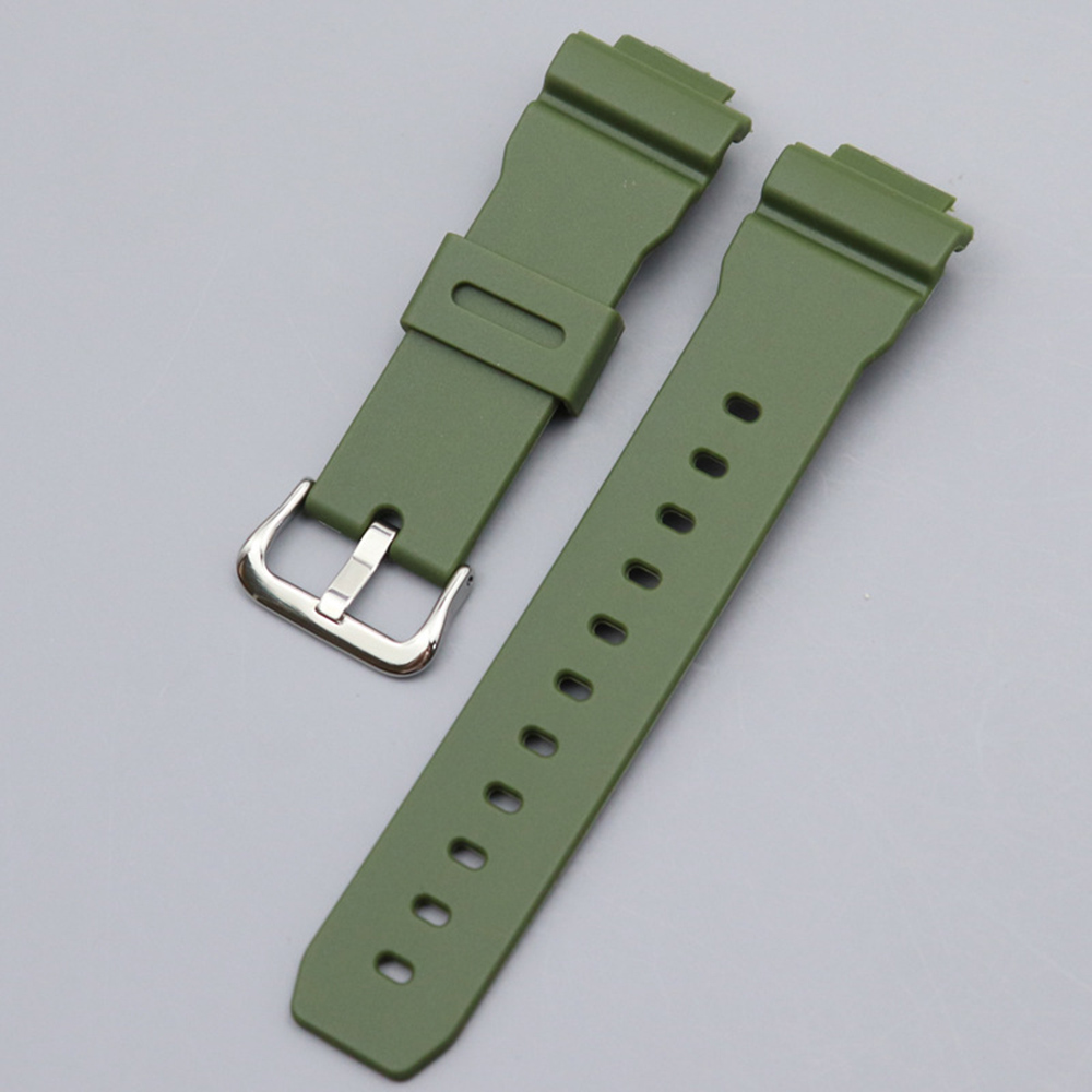 Vert avec boucle argentée