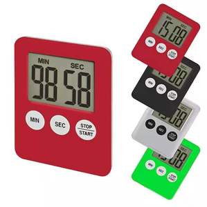 Timer da cucina digitale magnetico Mini conto alla rovescia elettronico portatile in plastica ABS per alimenti