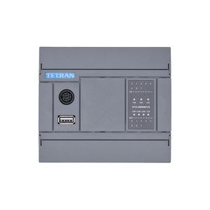 24 puntos 14DI (NPN)/10DO (NPN) 6 Entrada analógica 2 Salida analógica Controlador Plc Salida de transistor de relé