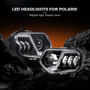 2025 New ATV/UTV phụ kiện HI/lo chùm DRL LED Đèn pha Tương thích với Polaris rzr 800 XP 900 Sportsman Ranger Side x Side - Product Image 2