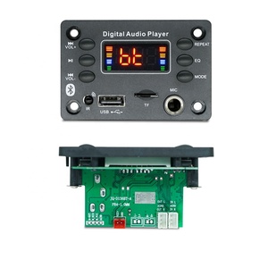 JQ D136BTMP3プレーヤーBluetoothスピーカーオーディオモジュールデコーダーボードUSBキットマイク機能付き - Product Image 1