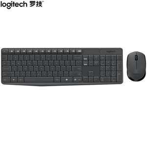 Juego de teclado y mouse inalámbricos Logitech MK235, teclado de oficina, computadora de escritorio para el hogar, computadora portátil, periférico de mouse duradero MK235 - Product Image 1