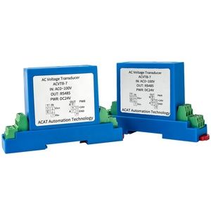 0.2%F.S AC Voltage Transducer <strong>Analog</strong> <strong>Output</strong> 4-20mA 0-5V DC AC Voltage <strong>Sensor</strong> Transmitter Industrial DC 0-500V Voltage Transducer