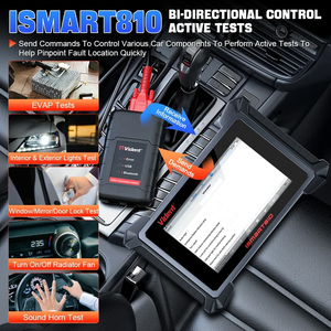 VIDENT ISMART810 strumento diagnostico auto ECU codifica chiave di programmazione Scanner Bluetooth Test attivo 40 reset con DoIP & CAN FD