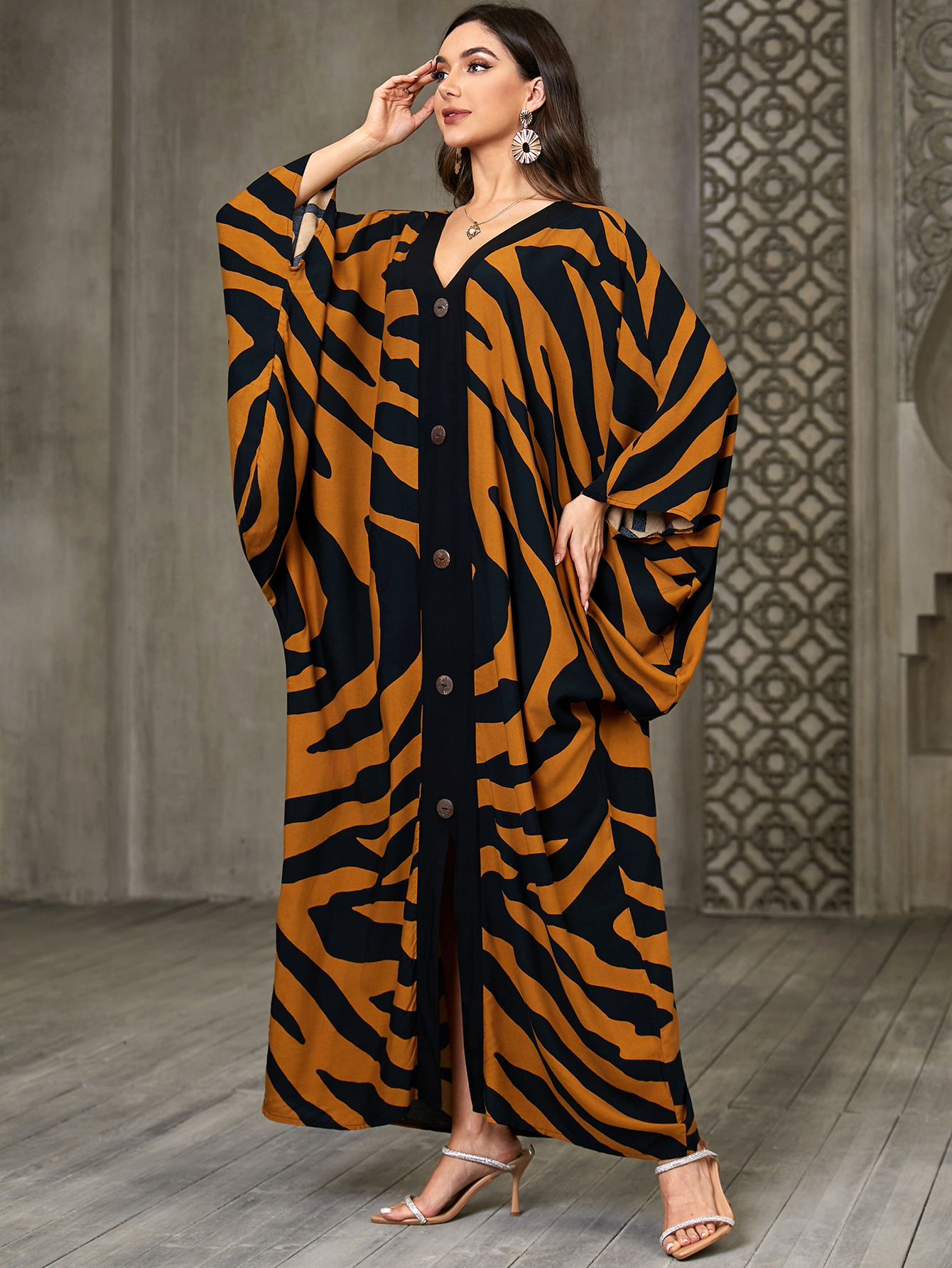 Zs2574-14 striped brown