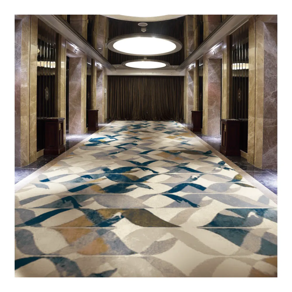 Hotel lobby tappeto rotoli banchetto corridoio passaggio corridoio tappeto hilton hotel corridoio parete a parete rotoli di moquette