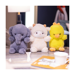 ของเล่นตุ๊กตายัดไส้รูปช้างและช้างออกแบบได้ตามต้องการดีไซน์รูปสัตว์สำหรับเด็กทารกและเด็ก - Product Image 1