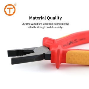 Alicates đa chức năng 1000V thợ điện cách điện Công cụ 200mm kết hợp mũi dài <span class=keywords><strong>VDE</strong></span> Kìm thiết lập cho sửa chữa điện tử - Product Image 2