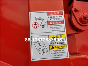 Camión de basura compactador, 8m3 con sistema de operación y función de compresión para recolección de basura - Product Image 4
