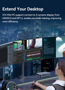 XCY Mini PC 12th Gen Intel Core I9 12900H 14 Cores up to 5.0GHz DDR4 M.2 NVME SSD WiFi6 4K Output Win10/11 Minipc <strong>Computer</strong> - Product Image 6