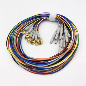 Dây điện cực não Dây EEG Dây dẫn điện não Dây điện cực gắn đĩa mạ vàng DIN1.5mm - Product Image 6