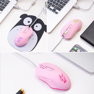 Optischer Computer Laptop Gaming Maus LED Hintergrund beleuchtung Kabel gebundenes RGB Smartphone Kompatibel Typ C USB-Empfänger Rechts orientierung - Product Image 6