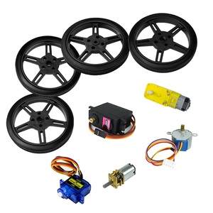 MG996R SG 90 SG5010 Servo 360 derece sürekli rotasyon N20 TT Motor 5V step Motor mikro Servo Motor RC Servo tekerlek ile