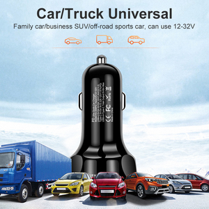 Universal 4-Port Fast Charging 7A Car Charger QC 3.0 USB PD Type <strong>C</strong> Connectivity Smart 5V <strong>Input</strong> 35W Power Supply <strong>Output</strong> Made PC - Product Image 5