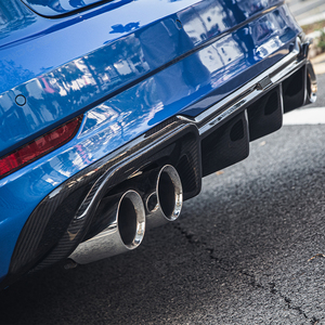 Kualitas tinggi aksesoris eksterior serat karbon kering bumper belakang pelembap bibir untuk <span class=keywords><strong>audi</strong></span> a3 s3 2017-2019 - Product Image 2