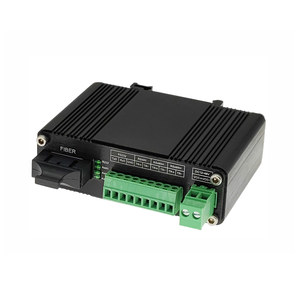 Puerto serie industrial RS232 RS485 RS422 Datos a módem convertidor de fibra óptica para CCTV Control de acceso de automatización de alarma contra incendios - Product Image 1