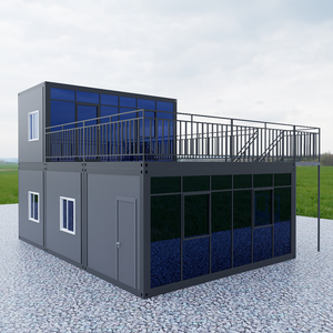 แบบแปลนตู้คอนเทนเนอร์ขนาด20 40ฟุตสำหรับบ้านและสำนักงานเตรียมไว้ล่วงหน้า4ห้องนอนพร้อมร้านสำนักงาน20 40ft - Product Image 2