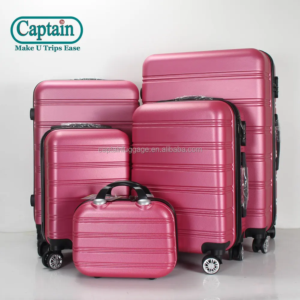 Set da 5 pezzi di viaggio in famiglia di vendita Super caldo promozione valigia set di valigie di marca di buona qualità borsa da viaggio con Beauty Case