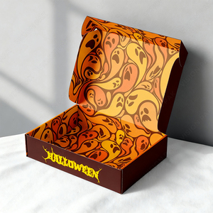 صندوق شحن بريدي قابل للطي وعازل من الورق المقوى المموج عالي الجودة بتصميم مخصص مجاني كهدية للكريسماس - Product Image 4