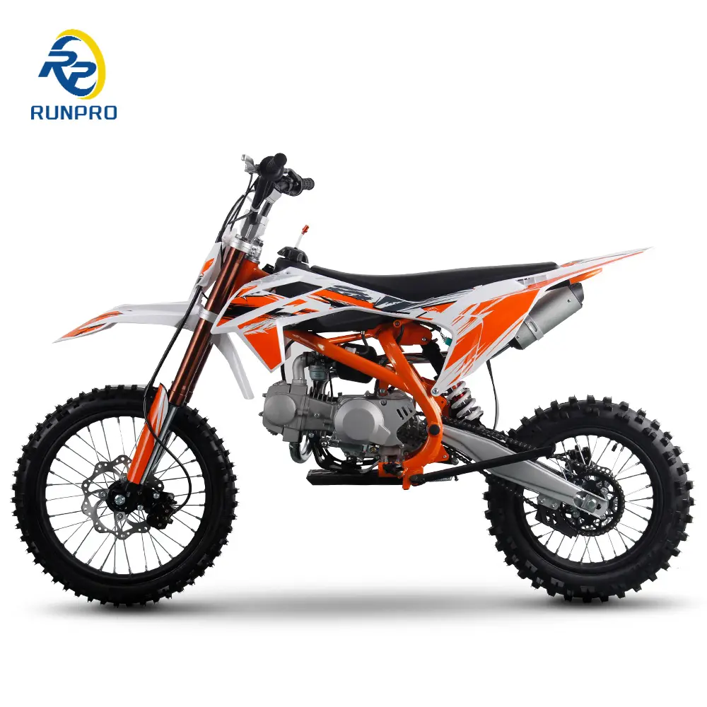 Neuzugang Gelände 110 125 Ccm Dirtbike Elektro- Kraftstoff 4-Takt-Rennmotor Pitbike mit Scheibenbremse Benzin-Motorrad zu verkaufen