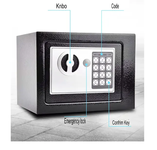 Vendita calda Box Lock Cash Drop deposito di sicurezza sicurezza elettronica digitale piccola cassetta di sicurezza per soldi