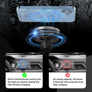 Alles in einem mobilen Auto ladegerät Multifunktion sensor Smart Magnetic Wireless Auto ladegerät für Iphone 12 14 13 2023 - Product Image 6