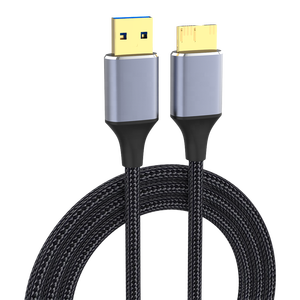 สูงชั้นทองชุบไนลอน braid 3.3ft 1 m USB A ถึง micro B 3.0 ข้อมูล fast ชาร์จสําหรับเครื่องพิมพ์ดิจิตอลกล้องฮาร์ดดิสก์ - Product Image 2