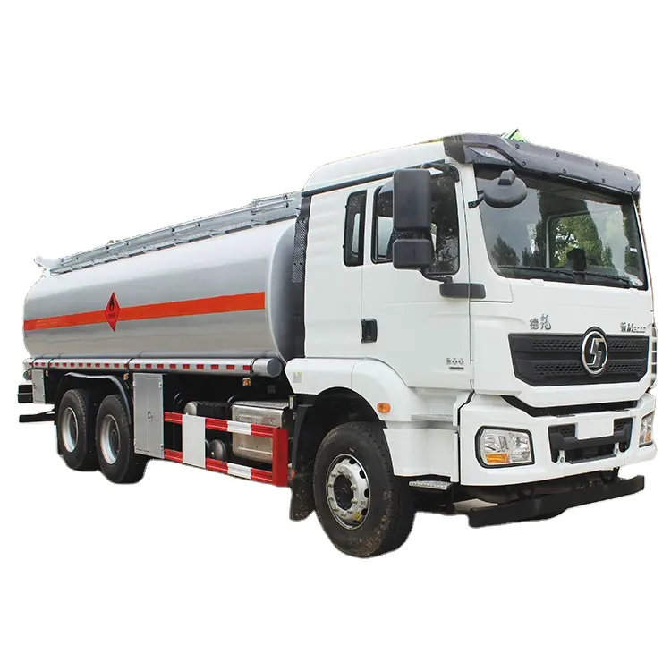Used Shacman Oil Tanker Truck Gasoline Delivery 4x2 6x4 8x4 17cbm 17000 Liters Fuel Transport Euro 2 3 4 5 Gas Fuel Tanker Truck