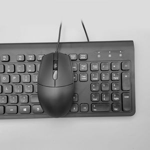 KMC-112UL Mute Button New Private USB Wired Chocolate Slim Keys <strong>Computer</strong> <strong>Keyboard</strong> &amp; <strong>Mouse</strong> Combo for Gaming/Office <strong>Use</strong>