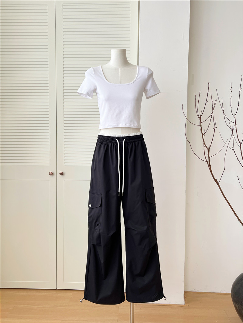 25 pocket cargo pants (black)