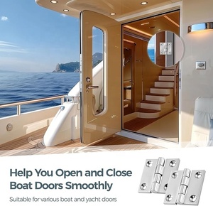 Thép không gỉ 316 biển mông bản lề 40x35mmx0.8mm đóng dấu dây đeo cửa bản lề tàu Kayak du thuyền thuyền phần cứng - Product Image 3