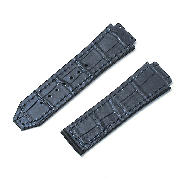 Bamboo pattern gray blue-no buckle