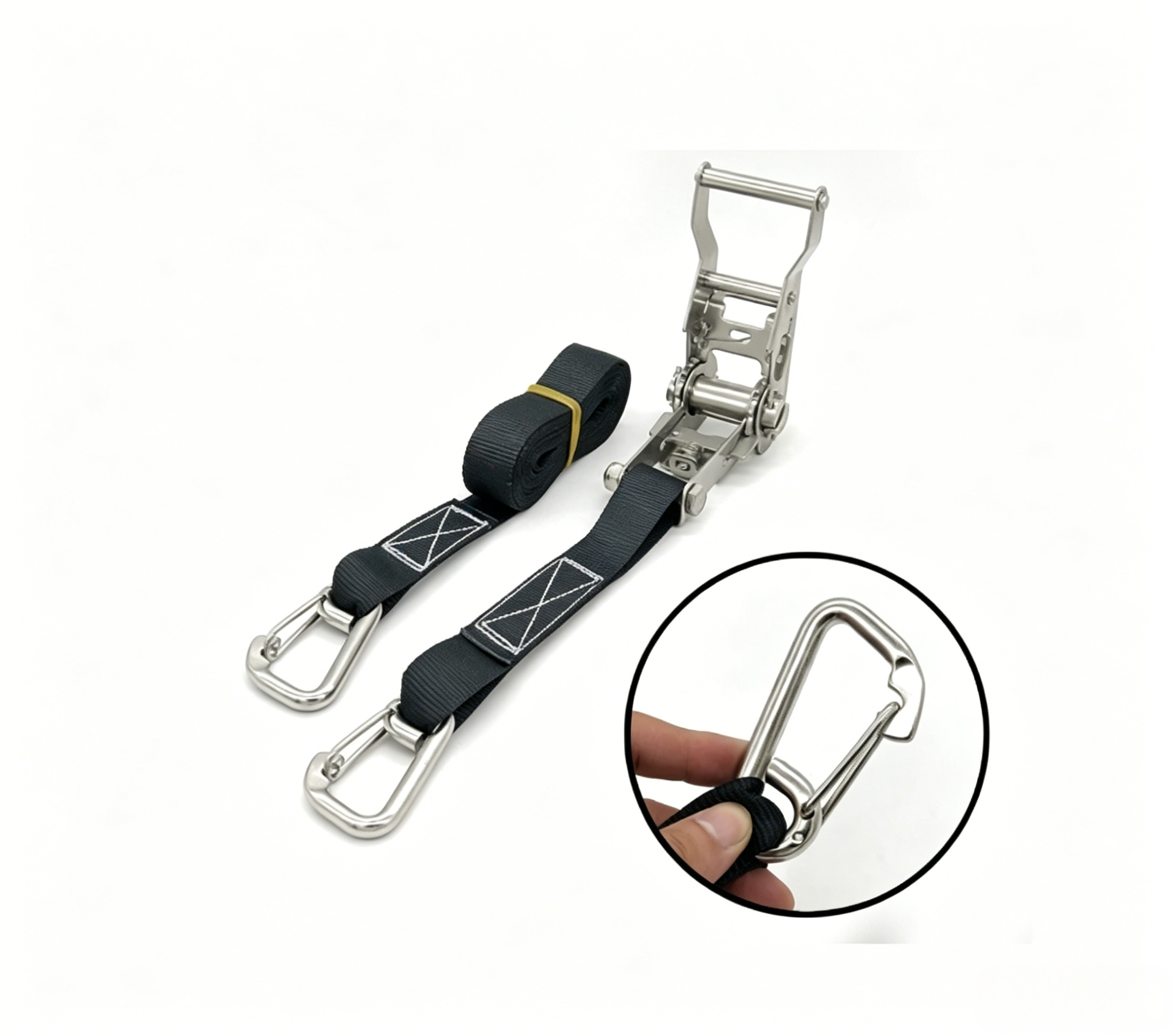 28mm*2.5m 400kg with D safety Snap Hook